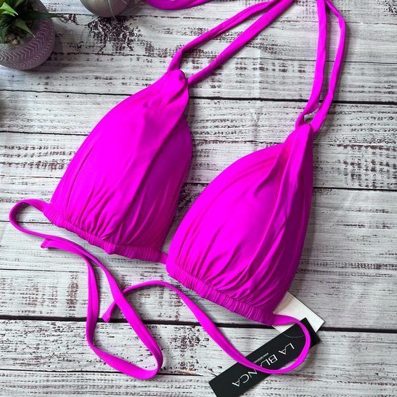 La Blanca Other - La Blanca Hot Pink Fluorescent Magenta Bikini Swim Top